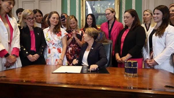 Massachusetts Abortion Law — editorial thumbnail for a trending United States news story
